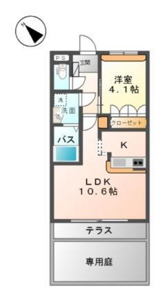 鳥取県鳥取市松並町1丁目 1LDK アパート 賃貸物件詳細