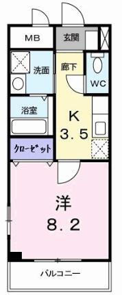 鳥取県鳥取市田島 鳥取駅 1K マンション 賃貸物件詳細