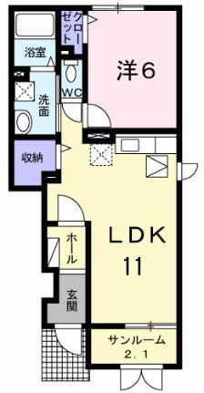 鳥取県鳥取市湖山町南4丁目 鳥取大学前駅 1LDK アパート 賃貸物件詳細