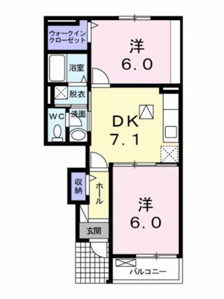 鳥取県境港市外江町 境港駅 2DK アパート 賃貸物件詳細