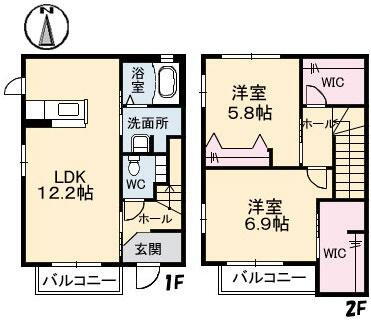 島根県松江市外中原町 松江しんじ湖温泉駅 2LDK アパート 賃貸物件詳細