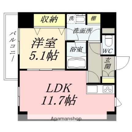 岡山県岡山市北区神田町1丁目 大元駅 1LDK マンション 賃貸物件詳細