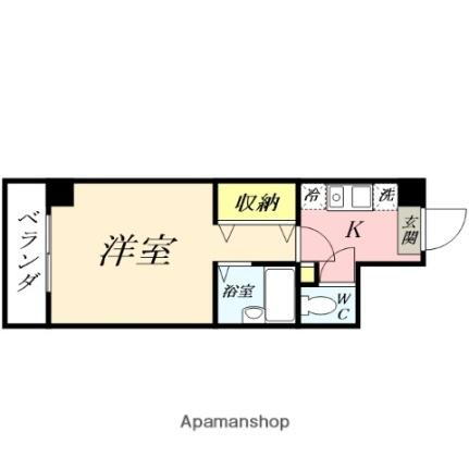 ダイニチ駅前ビル 6階 1K 賃貸物件詳細