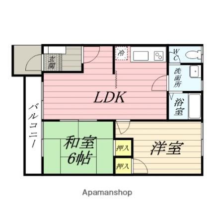 岡山県岡山市北区今5丁目 北長瀬駅 2LDK マンション 賃貸物件詳細