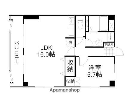 岡山県岡山市北区奥田西町 大元駅 1LDK マンション 賃貸物件詳細