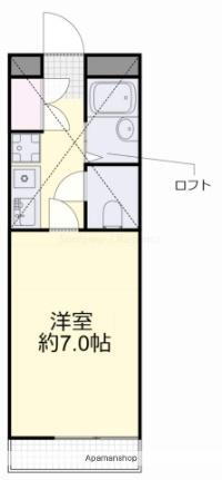 岡山県岡山市南区浜野2丁目 1K アパート 賃貸物件詳細