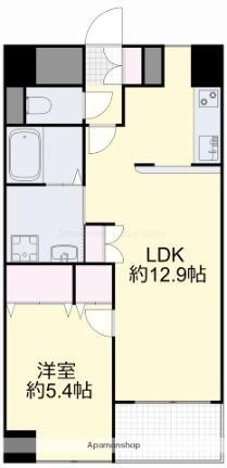 岡山県岡山市北区中井町2丁目 法界院駅 1LDK マンション 賃貸物件詳細