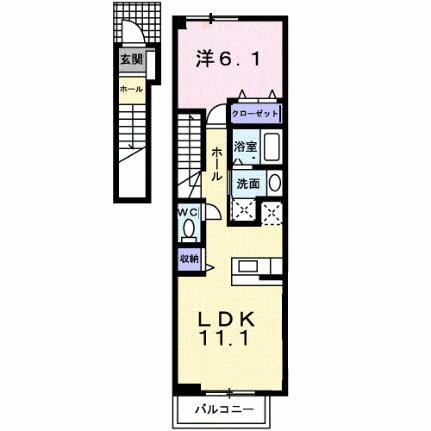 岡山県岡山市中区倉田 岡山駅 1LDK アパート 賃貸物件詳細