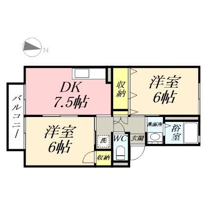 岡山県岡山市北区東花尻 庭瀬駅 2DK アパート 賃貸物件詳細