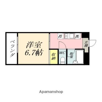 岡山県岡山市北区大供2丁目 大元駅 1K マンション 賃貸物件詳細
