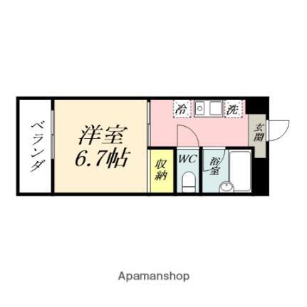 岡山県岡山市北区大供2丁目 大元駅 1K マンション 賃貸物件詳細