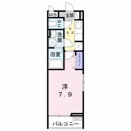 岡山県岡山市北区今3丁目 北長瀬駅 1K アパート 賃貸物件詳細