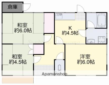 岡山県岡山市南区藤田 備前西市駅 3K 一戸建て 賃貸物件詳細