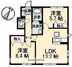 岡山県岡山市東区瀬戸町瀬戸 瀬戸駅 2LDK アパート 賃貸物件詳細
