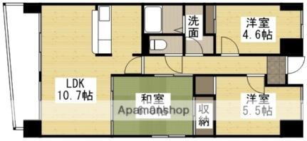 岡山県岡山市北区横井上 法界院駅 3LDK マンション 賃貸物件詳細
