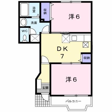 岡山県岡山市中区赤坂南新町 岡山駅 2DK アパート 賃貸物件詳細