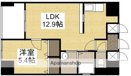 岡山県岡山市北区中井町2丁目 法界院駅 1LDK マンション 賃貸物件詳細