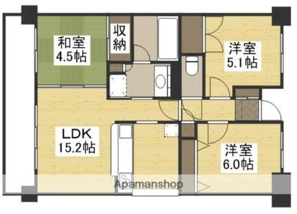 岡山県倉敷市鳥羽 中庄駅 3LDK マンション 賃貸物件詳細