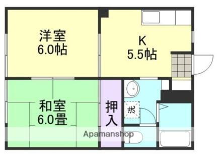 岡山県浅口郡里庄町大字新庄グリーンクレスト 里庄駅 2K アパート 賃貸物件詳細