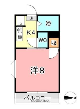 岡山県倉敷市鳥羽 中庄駅 1K アパート 賃貸物件詳細