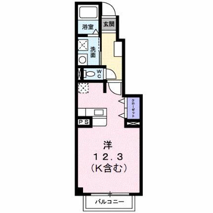 岡山県倉敷市中島 西富井駅 ワンルーム アパート 賃貸物件詳細
