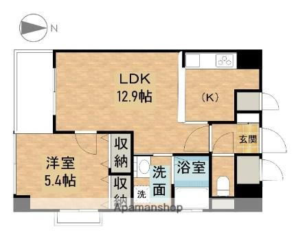 岡山県岡山市北区中井町2丁目 法界院駅 1LDK マンション 賃貸物件詳細