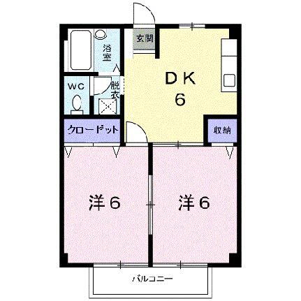 岡山県岡山市北区白石 北長瀬駅 2DK アパート 賃貸物件詳細