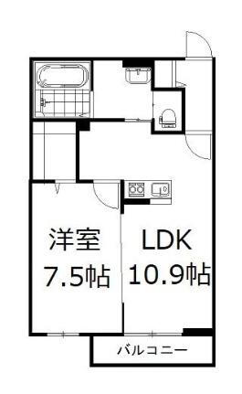 岡山県岡山市中区原尾島2丁目 高島駅 1LDK アパート 賃貸物件詳細