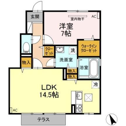 岡山県岡山市中区高屋 高島駅 1LDK アパート 賃貸物件詳細