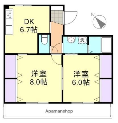 岡山県倉敷市大島 倉敷駅 2DK マンション 賃貸物件詳細