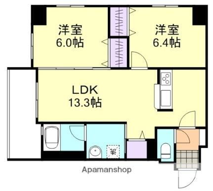 岡山県倉敷市川西町 倉敷市駅 2LDK マンション 賃貸物件詳細