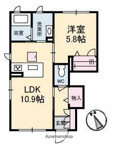 岡山県倉敷市白楽町 倉敷市駅 1LDK アパート 賃貸物件詳細