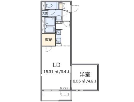 岡山県総社市中央5丁目 東総社駅 1LDK アパート 賃貸物件詳細