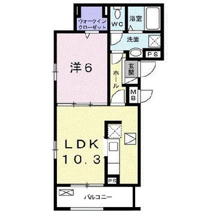 広島県福山市東川口町4丁目 福山駅 1LDK アパート 賃貸物件詳細
