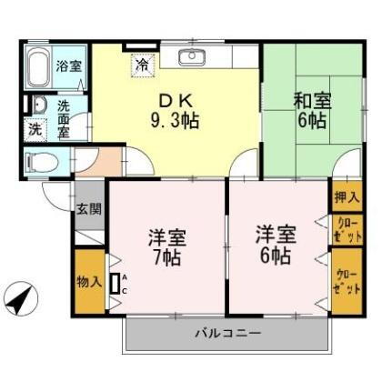 広島県広島市南区向洋新町2丁目 向洋駅 3DK アパート 賃貸物件詳細