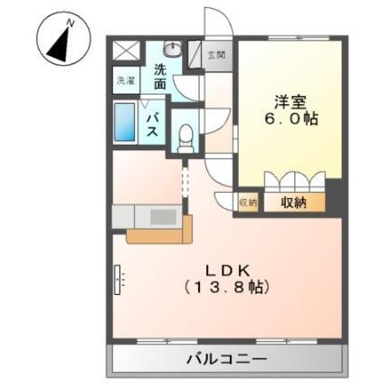 広島県東広島市八本松飯田7丁目 八本松駅 1LDK アパート 賃貸物件詳細