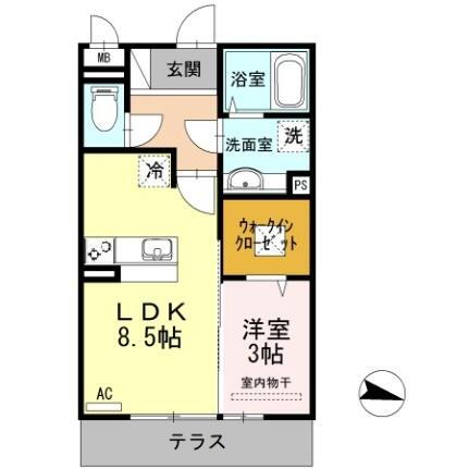 広島県安芸郡坂町坂西1丁目 坂駅 1LDK アパート 賃貸物件詳細