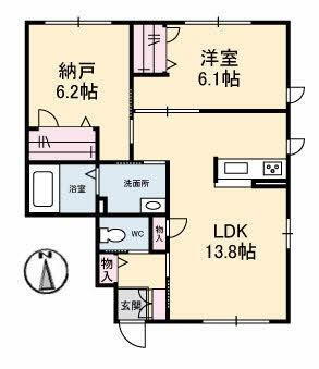 広島県安芸郡府中町青崎東 向洋駅 1SLDK アパート 賃貸物件詳細