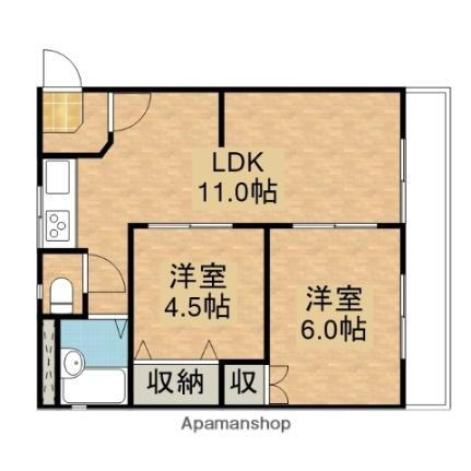 広島県安芸郡海田町上市 海田市駅 2LDK マンション 賃貸物件詳細