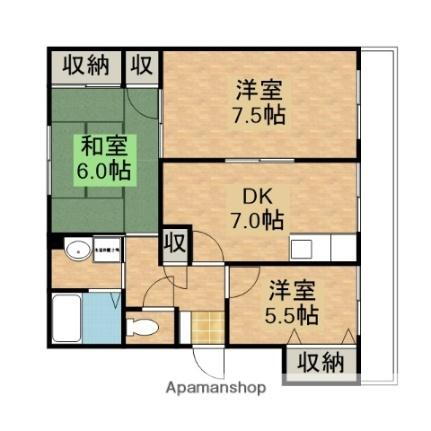 広島県安芸郡海田町南昭和町 海田市駅 3DK マンション 賃貸物件詳細