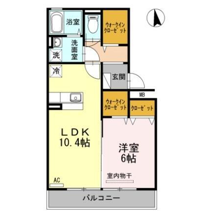 リシェス新山口 3階 1LDK 賃貸物件詳細