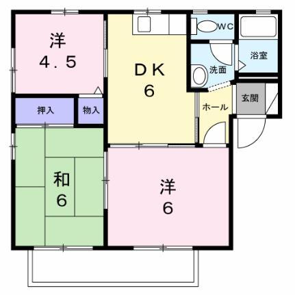 メゾン泉ＩＩ 2階 3DK 賃貸物件詳細