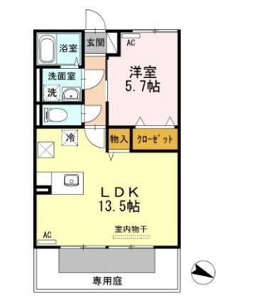 徳島県阿南市那賀川町上福井南川渕 阿波中島駅 1LDK アパート 賃貸物件詳細