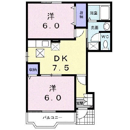 徳島県名西郡石井町石井字城ノ内 下浦駅 2DK アパート 賃貸物件詳細