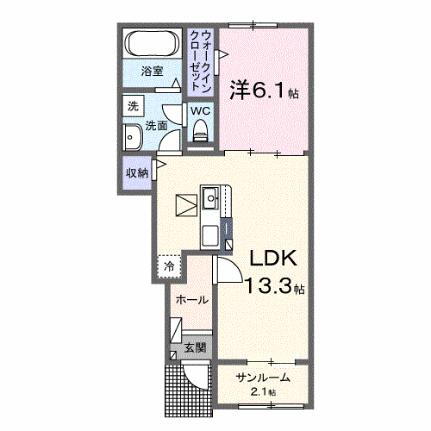 ベルエア国分寺Ａ 1階 1LDK 賃貸物件詳細
