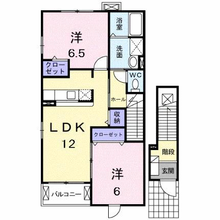 香川県高松市三名町 空港通り駅 2LDK アパート 賃貸物件詳細