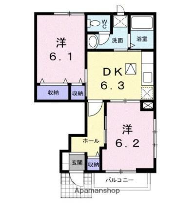 香川県高松市木太町 木太東口駅 2DK アパート 賃貸物件詳細