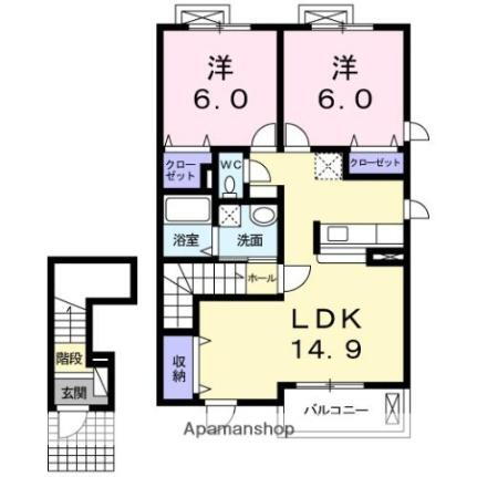 香川県高松市木太町 木太町駅 2LDK アパート 賃貸物件詳細