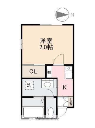 香川県高松市城東町1丁目 片原町駅 1K アパート 賃貸物件詳細