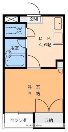 ジョイフル今市 2階 1DK 賃貸物件詳細